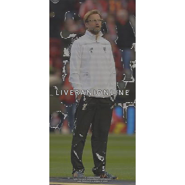 Liverpool\'s Manager Jurgen Klopp Photographer Dave Howarth/CameraSport Football - UEFA Europa League Quarter Final Second Leg - Liverpool v Borussia Dortmund - Thursday 14th April 2016 - Anfield - Liverpool Â© CameraSport - 43 Linden Ave. Countesthorpe. Leicester. England. LE8 5PG - Tel: +44 (0) 116 277 4147 - admin@camerasport.com - www.camerasport.com /Agenzia Aldo Liverani s.a.s./ONLY ITALY-EDITORIAL USE ONLY