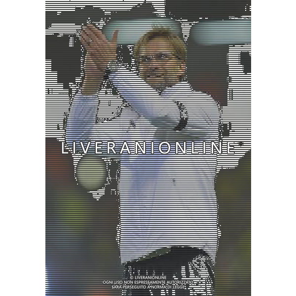 Liverpool\'s Manager Jurgen Klopp Photographer Dave Howarth/CameraSport Football - UEFA Europa League Quarter Final Second Leg - Liverpool v Borussia Dortmund - Thursday 14th April 2016 - Anfield - Liverpool Â© CameraSport - 43 Linden Ave. Countesthorpe. Leicester. England. LE8 5PG - Tel: +44 (0) 116 277 4147 - admin@camerasport.com - www.camerasport.com /Agenzia Aldo Liverani s.a.s./ONLY ITALY-EDITORIAL USE ONLY