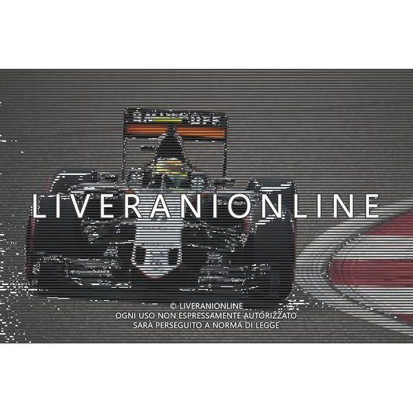 Sergio Perez (MEX) Sahara Force India F1 VJM09. 16.04.2016. Formula 1 World Championship, Rd 3, Chinese Grand Prix, Shanghai, China, Qualifying Day. /AGENZIA ALDO LIVERANI SAS - ITALY ONLY - EDITORIAL USE ONLY