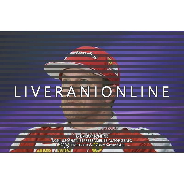 Kimi Raikkonen (FIN) Ferrari in the post qualifying FIA Press Conference. 16.04.2016. Formula 1 World Championship, Rd 3, Chinese Grand Prix, Shanghai, China, Qualifying Day. /AGENZIA ALDO LIVERANI SAS - ITALY ONLY - EDITORIAL USE ONLY