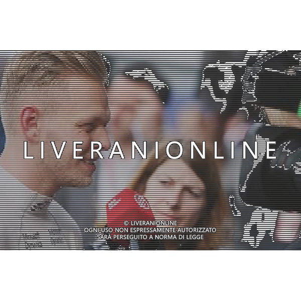 Kevin Magnussen (DEN) Renault Sport F1 Team with the media. 16.04.2016. Formula 1 World Championship, Rd 3, Chinese Grand Prix, Shanghai, China, Qualifying Day. /AGENZIA ALDO LIVERANI SAS - ITALY ONLY - EDITORIAL USE ONLY