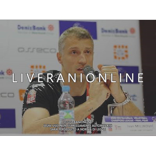 2016.04.15 Krakow Siatkowka , Liga Mistrzow Konferencja prasowa przed turniejem Final Four Ligi Mistrzow w Krakowie organizowanym przez klub Asseco Resovia Rzeszow N/z Ivan Miljkovic Foto Krzysztof Porebski / PressFocus/NEWSPIX.PL 2016.04.15 Krakow Volleyball , 2016 CEV DenizBank Volleyball Champions League Press Conference before CEV Champions League Final Four in Tauron Krakow Arena organized by Asseco Resovia Rzeszow Ivan Miljkovic Credit: Krzysztof Porebski / PressFocus / NEWSPIX.PL --- Newspix.pl /AGENZIA ALDO LIVERANI SAS - ITALY ONLY - EDITORIAL USE ONLY *** Local Caption *** www.newspix.pl mail us: info@newspix.pl call us: 0048 022 23 22 222 --- Polish Picture Agency by Ringier Axel Springer Poland