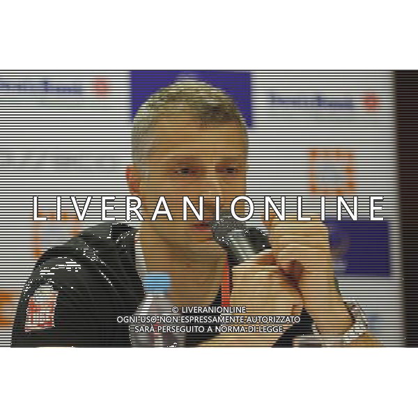 2016.04.15 Krakow Siatkowka , Liga Mistrzow Konferencja prasowa przed turniejem Final Four Ligi Mistrzow w Krakowie organizowanym przez klub Asseco Resovia Rzeszow N/z Ivan Miljkovic Foto Krzysztof Porebski / PressFocus/NEWSPIX.PL 2016.04.15 Krakow Volleyball , 2016 CEV DenizBank Volleyball Champions League Press Conference before CEV Champions League Final Four in Tauron Krakow Arena organized by Asseco Resovia Rzeszow Ivan Miljkovic Credit: Krzysztof Porebski / PressFocus / NEWSPIX.PL --- Newspix.pl /AGENZIA ALDO LIVERANI SAS - ITALY ONLY - EDITORIAL USE ONLY *** Local Caption *** www.newspix.pl mail us: info@newspix.pl call us: 0048 022 23 22 222 --- Polish Picture Agency by Ringier Axel Springer Poland