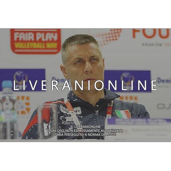 2016.04.15 Krakow Siatkowka , Liga Mistrzow Konferencja prasowa przed turniejem Final Four Ligi Mistrzow w Krakowie organizowanym przez klub Asseco Resovia Rzeszow N/z Radostin Stoytchev Foto Krzysztof Porebski / PressFocus/NEWSPIX.PL 2016.04.15 Krakow Volleyball , 2016 CEV DenizBank Volleyball Champions League Press Conference before CEV Champions League Final Four in Tauron Krakow Arena organized by Asseco Resovia Rzeszow Radostin Stoytchev Credit: Krzysztof Porebski / PressFocus / NEWSPIX.PL --- Newspix.pl /AGENZIA ALDO LIVERANI SAS - ITALY ONLY - EDITORIAL USE ONLY *** Local Caption *** www.newspix.pl mail us: info@newspix.pl call us: 0048 022 23 22 222 --- Polish Picture Agency by Ringier Axel Springer Poland