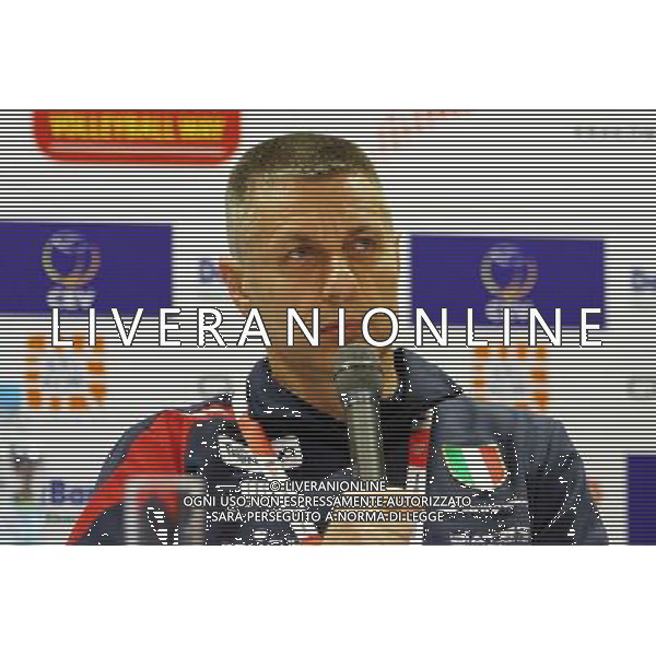 2016.04.15 Krakow Siatkowka , Liga Mistrzow Konferencja prasowa przed turniejem Final Four Ligi Mistrzow w Krakowie organizowanym przez klub Asseco Resovia Rzeszow N/z Radostin Stoytchev Foto Krzysztof Porebski / PressFocus/NEWSPIX.PL 2016.04.15 Krakow Volleyball , 2016 CEV DenizBank Volleyball Champions League Press Conference before CEV Champions League Final Four in Tauron Krakow Arena organized by Asseco Resovia Rzeszow Radostin Stoytchev Credit: Krzysztof Porebski / PressFocus / NEWSPIX.PL --- Newspix.pl /AGENZIA ALDO LIVERANI SAS - ITALY ONLY - EDITORIAL USE ONLY *** Local Caption *** www.newspix.pl mail us: info@newspix.pl call us: 0048 022 23 22 222 --- Polish Picture Agency by Ringier Axel Springer Poland