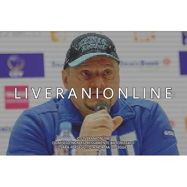 2016.04.15 Krakow Siatkowka , Liga Mistrzow Konferencja prasowa przed turniejem Final Four Ligi Mistrzow w Krakowie organizowanym przez klub Asseco Resovia Rzeszow N/z Vladimir Alekno Foto Krzysztof Porebski / PressFocus/NEWSPIX.PL 2016.04.15 Krakow Volleyball , 2016 CEV DenizBank Volleyball Champions League Press Conference before CEV Champions League Final Four in Tauron Krakow Arena organized by Asseco Resovia Rzeszow Vladimir Alekno Credit: Krzysztof Porebski / PressFocus / NEWSPIX.PL --- Newspix.pl /AGENZIA ALDO LIVERANI SAS - ITALY ONLY - EDITORIAL USE ONLY *** Local Caption *** www.newspix.pl mail us: info@newspix.pl call us: 0048 022 23 22 222 --- Polish Picture Agency by Ringier Axel Springer Poland
