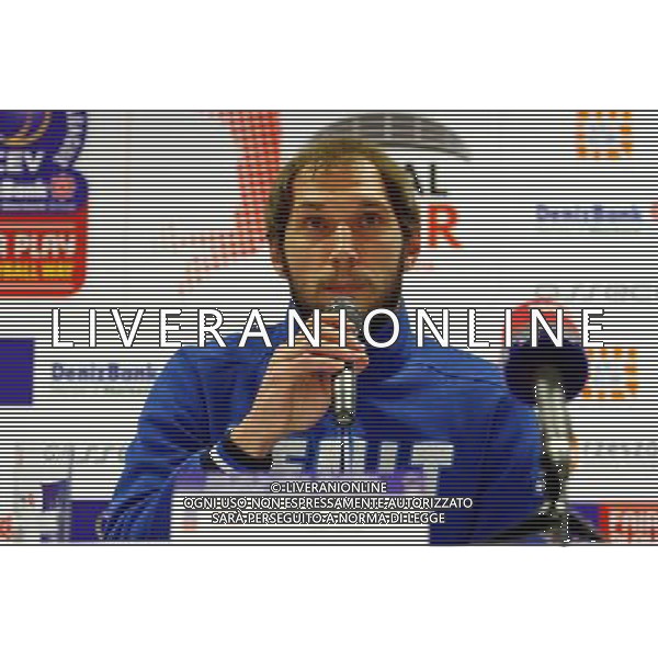 2016.04.15 Krakow Siatkowka , Liga Mistrzow Konferencja prasowa przed turniejem Final Four Ligi Mistrzow w Krakowie organizowanym przez klub Asseco Resovia Rzeszow N/z Andrey Ashchev Foto Krzysztof Porebski / PressFocus/NEWSPIX.PL 2016.04.15 Krakow Volleyball , 2016 CEV DenizBank Volleyball Champions League Press Conference before CEV Champions League Final Four in Tauron Krakow Arena organized by Asseco Resovia Rzeszow Andrey Ashchev Credit: Krzysztof Porebski / PressFocus --- Newspix.pl / NEWSPIX.PL --- Newspix.pl /AGENZIA ALDO LIVERANI SAS - ITALY ONLY - EDITORIAL USE ONLY *** Local Caption *** www.newspix.pl mail us: info@newspix.pl call us: 0048 022 23 22 222 --- Polish Picture Agency by Ringier Axel Springer Poland