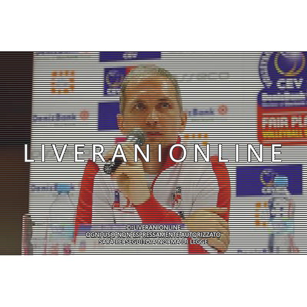 2016.04.15 Krakow Siatkowka , Liga Mistrzow Konferencja prasowa przed turniejem Final Four Ligi Mistrzow w Krakowie organizowanym przez klub Asseco Resovia Rzeszow N/z Andrzej Kowal Foto Krzysztof Porebski / PressFocus/NEWSPIX.PL 2016.04.15 Krakow Volleyball , 2016 CEV DenizBank Volleyball Champions League Press Conference before CEV Champions League Final Four in Tauron Krakow Arena organized by Asseco Resovia Rzeszow Andrzej Kowal Credit: Krzysztof Porebski / PressFocus / NEWSPIX.PL --- Newspix.pl /AGENZIA ALDO LIVERANI SAS - ITALY ONLY - EDITORIAL USE ONLY *** Local Caption *** www.newspix.pl mail us: info@newspix.pl call us: 0048 022 23 22 222 --- Polish Picture Agency by Ringier Axel Springer Poland