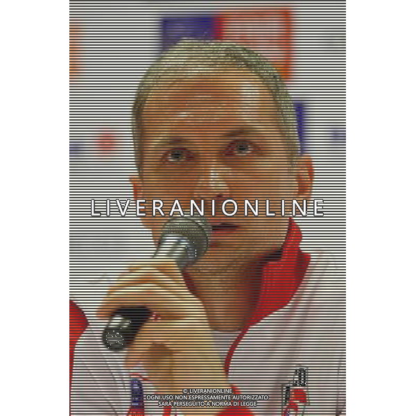2016.04.15 Krakow Siatkowka , Liga Mistrzow Konferencja prasowa przed turniejem Final Four Ligi Mistrzow w Krakowie organizowanym przez klub Asseco Resovia Rzeszow N/z Andrzej Kowal Foto Krzysztof Porebski / PressFocus/NEWSPIX.PL 2016.04.15 Krakow Volleyball , 2016 CEV DenizBank Volleyball Champions League Press Conference before CEV Champions League Final Four in Tauron Krakow Arena organized by Asseco Resovia Rzeszow Andrzej Kowal Credit: Krzysztof Porebski / PressFocus / NEWSPIX.PL --- Newspix.pl /AGENZIA ALDO LIVERANI SAS - ITALY ONLY - EDITORIAL USE ONLY *** Local Caption *** www.newspix.pl mail us: info@newspix.pl call us: 0048 022 23 22 222 --- Polish Picture Agency by Ringier Axel Springer Poland