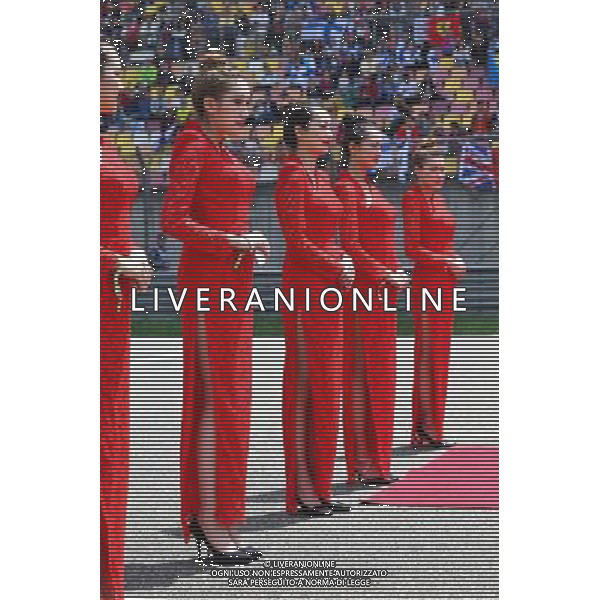 Grid girls on the drivers parade. 17.04.2016. Formula 1 World Championship, Rd 3, Chinese Grand Prix, Shanghai, China, Race Day. AG ALDO LIVERANI SAS ONLY ITALY