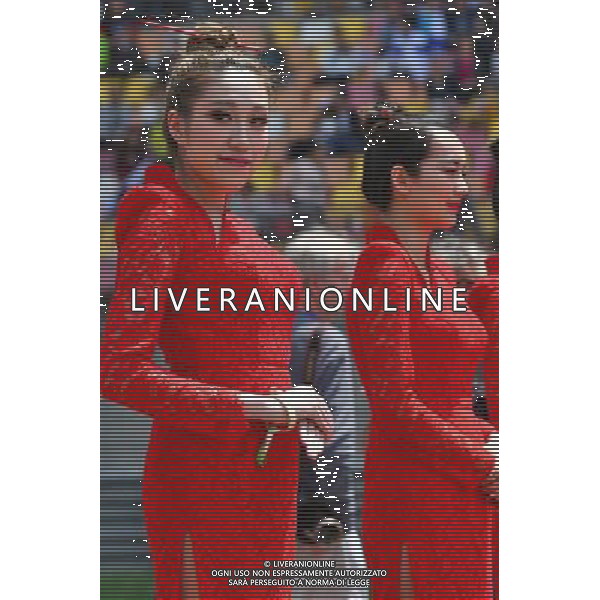 Grid girls on the drivers parade. 17.04.2016. Formula 1 World Championship, Rd 3, Chinese Grand Prix, Shanghai, China, Race Day. AG ALDO LIVERANI SAS ONLY ITALY