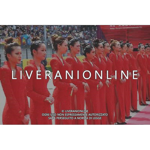 Grid girls on the drivers parade. 17.04.2016. Formula 1 World Championship, Rd 3, Chinese Grand Prix, Shanghai, China, Race Day. AG ALDO LIVERANI SAS ONLY ITALY