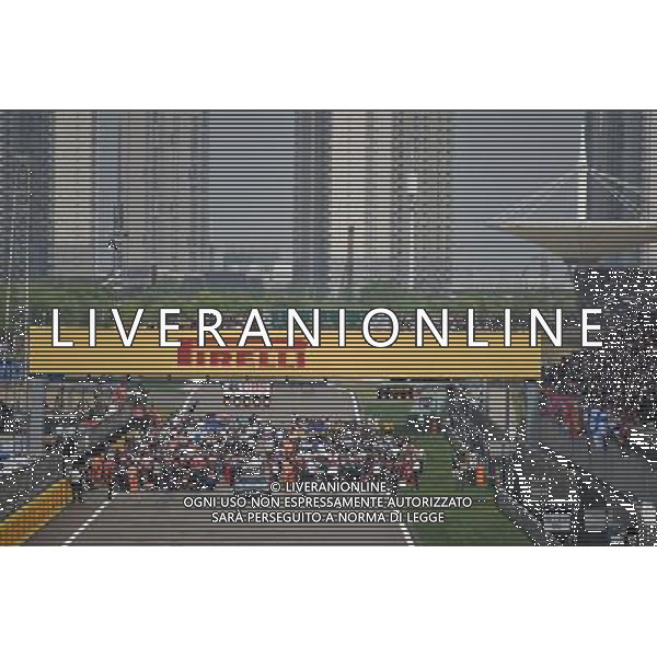 The grid before the start of the race. 17.04.2016. Formula 1 World Championship, Rd 3, Chinese Grand Prix, Shanghai, China, Race Day. AG ALDO LIVERANI SAS ONLY ITALY