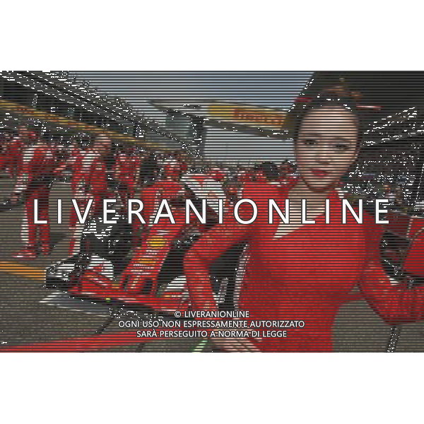 Grid girl for Kimi Raikkonen (FIN) Ferrari SF16-H. 17.04.2016. Formula 1 World Championship, Rd 3, Chinese Grand Prix, Shanghai, China, Race Day. AG ALDO LIVERANI SAS ONLY ITALY