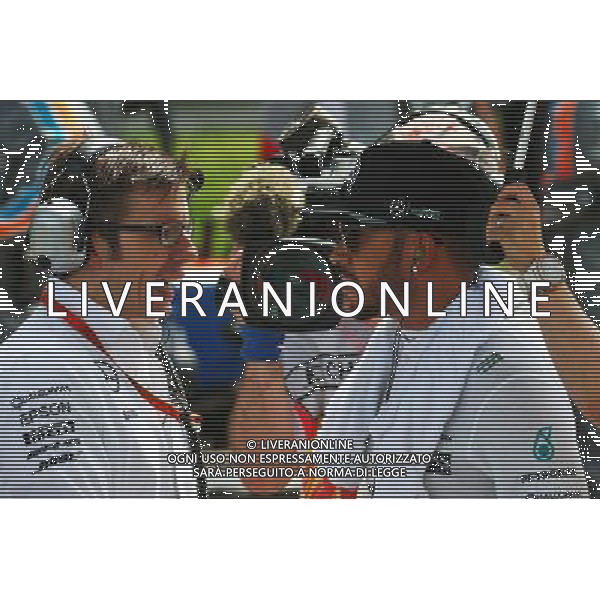Lewis Hamilton (GBR) Mercedes AMG F1 on the grid. 17.04.2016. Formula 1 World Championship, Rd 3, Chinese Grand Prix, Shanghai, China, Race Day. AG ALDO LIVERANI SAS ONLY ITALY