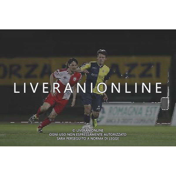 SANTARCANGELO vs RIMINI, Campionato di Calcio Lega Pro, Girone B, 31» giornata, 17/04/2016, nella foto: un azione di gioco, ©Claudio Zamagni/ Agenzia Aldo Liverani s.a.s.