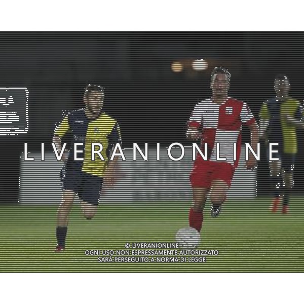 SANTARCANGELO vs RIMINI, Campionato di Calcio Lega Pro, Girone B, 31» giornata, 17/04/2016, nella foto: DARIO VENITUCCI, ALESSANDRO POLIDORI, ©Claudio Zamagni/ Agenzia Aldo Liverani s.a.s.
