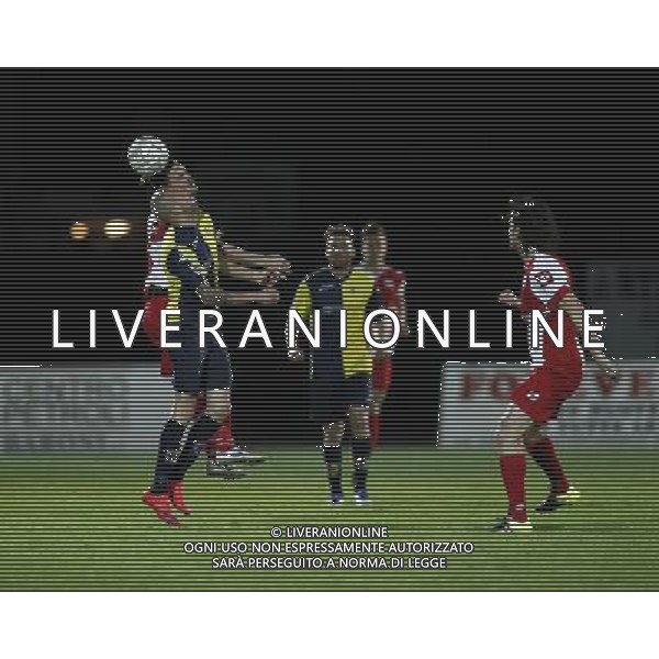 SANTARCANGELO vs RIMINI, Campionato di Calcio Lega Pro, Girone B, 31» giornata, 17/04/2016, nella foto: CARLO ILARI, PEDRELLI, , ©Claudio Zamagni/ Agenzia Aldo Liverani s.a.s.