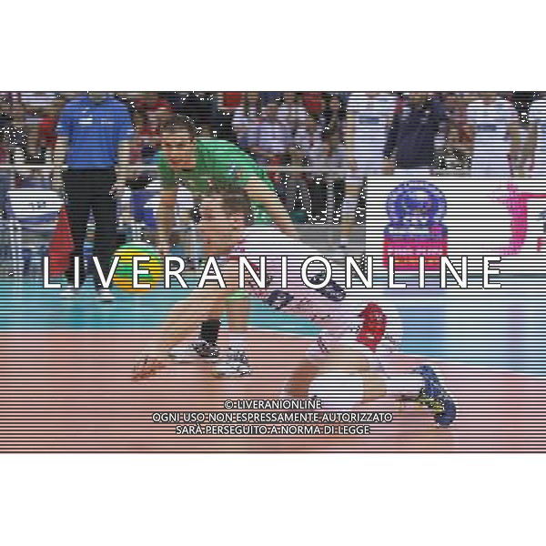 16.04.2016 KRAKOW SIATKOWKA MEZCZYZN LIGA MISTRZOW FINAL FOUR 2016 CHAMPIONS LEAGUE 2016 CEV DenizBank Volleyball Men Champions League Final Four season 2015/2016 MECZ POLFINALOWY Semifinal match MECZ TRENTINO DIATEC - CUCINE LUBE CIVITANOVA N/Z TINE URNAUT FOT MACIEJ GOCLON / FOTONEWS / NEWSPIX.PL --- Newspix.pl AG ALDO LIVERANI SAS ONLY ITALY *** Local Caption *** www.newspix.pl mail us: info@newspix.pl call us: 0048 022 23 22 222 --- Polish Picture Agency by Ringier Axel Springer Poland
