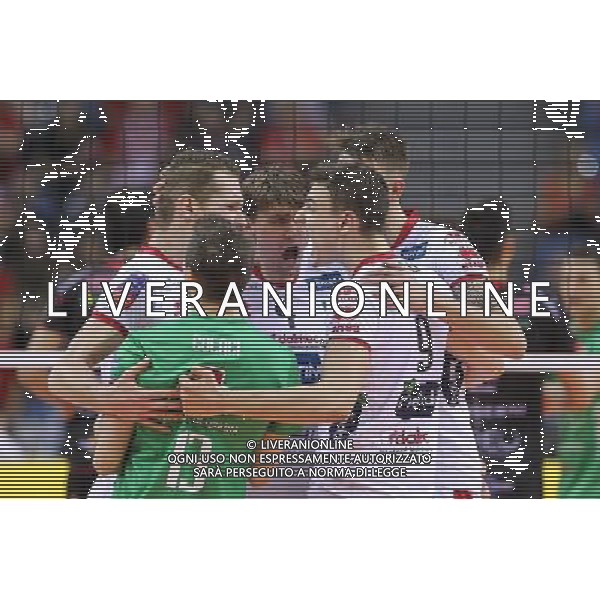 16.04.2016 KRAKOW SIATKOWKA MEZCZYZN LIGA MISTRZOW FINAL FOUR 2016 CHAMPIONS LEAGUE 2016 CEV DenizBank Volleyball Men Champions League Final Four season 2015/2016 MECZ POLFINALOWY Semifinal match MECZ TRENTINO DIATEC - CUCINE LUBE CIVITANOVA N/Z OLEG ANTONOV SIMONE GIANNELLI RADOSC EMOCJE FOT MACIEJ GOCLON / FOTONEWS / NEWSPIX.PL --- Newspix.pl AG ALDO LIVERANI SAS ONLY ITALY *** Local Caption *** www.newspix.pl mail us: info@newspix.pl call us: 0048 022 23 22 222 --- Polish Picture Agency by Ringier Axel Springer Poland