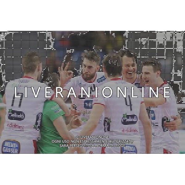 16.04.2016 KRAKOW SIATKOWKA MEZCZYZN LIGA MISTRZOW FINAL FOUR 2016 CHAMPIONS LEAGUE 2016 CEV DenizBank Volleyball Men Champions League Final Four season 2015/2016 MECZ POLFINALOWY Semifinal match MECZ TRENTINO DIATEC - CUCINE LUBE CIVITANOVA N/Z SIMON VAN DE VOORDE MITAR TZOURITS RADOSC EMOCJE FOT MACIEJ GOCLON / FOTONEWS / NEWSPIX.PL --- Newspix.pl AG ALDO LIVERANI SAS ONLY ITALY *** Local Caption *** www.newspix.pl mail us: info@newspix.pl call us: 0048 022 23 22 222 --- Polish Picture Agency by Ringier Axel Springer Poland