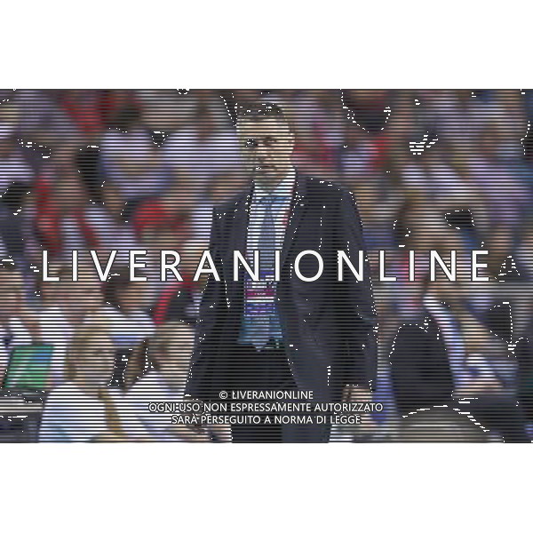 16.04.2016 KRAKOW SIATKOWKA MEZCZYZN LIGA MISTRZOW FINAL FOUR 2016 CHAMPIONS LEAGUE 2016 CEV DenizBank Volleyball Men Champions League Final Four season 2015/2016 MECZ POLFINALOWY Semifinal match MECZ TRENTINO DIATEC - CUCINE LUBE CIVITANOVA N/Z RADOSTIN STOYTCHEV - I TRENER ( HEAD COACH ) FOT MACIEJ GOCLON / FOTONEWS / NEWSPIX.PL --- Newspix.pl AG ALDO LIVERANI SAS ONLY ITALY *** Local Caption *** www.newspix.pl mail us: info@newspix.pl call us: 0048 022 23 22 222 --- Polish Picture Agency by Ringier Axel Springer Poland