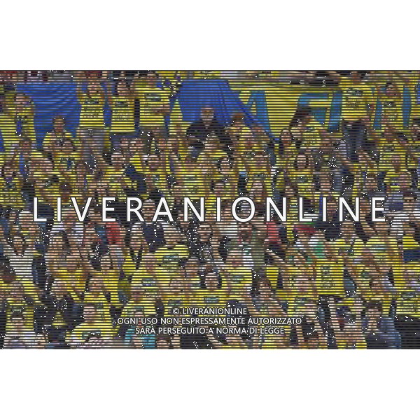 2016.04.16 Krakow Siatkowka mezczyzn Liga Mistrzow Final Four TRENTINO Diatec - Cucine Lube CIVITANOVA N/z kibice doping Foto Lukasz Laskowski / PressFocus 2016.04.16 Krakow Men volleyball 2016 CEV DenizBank Volleyball Champions League Final Four TRENTINO Diatec - Cucine Lube CIVITANOVA kibice doping Credit: Lukasz Laskowski / PressFocus AG ALDO LIVERANI SAS ONLY ITALY