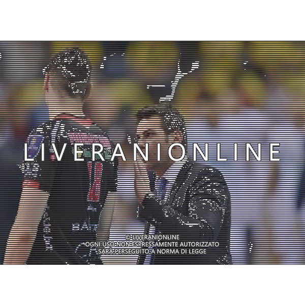 2016.04.16 Krakow Siatkowka mezczyzn Liga Mistrzow Final Four TRENTINO Diatec - Cucine Lube CIVITANOVA N/z Gianlorenzo Blengini Foto Lukasz Laskowski / PressFocus 2016.04.16 Krakow Men volleyball 2016 CEV DenizBank Volleyball Champions League Final Four TRENTINO Diatec - Cucine Lube CIVITANOVA Gianlorenzo Blengini Credit: Lukasz Laskowski / PressFocus AG ALDO LIVERANI SAS ONLY ITALY