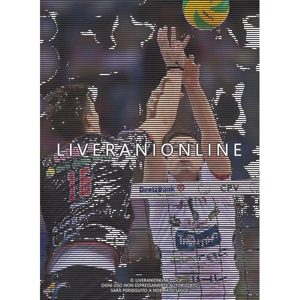 2016.04.16 Krakow Siatkowka mezczyzn Liga Mistrzow Final Four TRENTINO Diatec - Cucine Lube CIVITANOVA N/z GIANNELLI Simone Foto Lukasz Laskowski / PressFocus 2016.04.16 Krakow Men volleyball 2016 CEV DenizBank Volleyball Champions League Final Four TRENTINO Diatec - Cucine Lube CIVITANOVA GIANNELLI Simone Credit: Lukasz Laskowski / PressFocus AG ALDO LIVERANI SAS ONLY ITALY