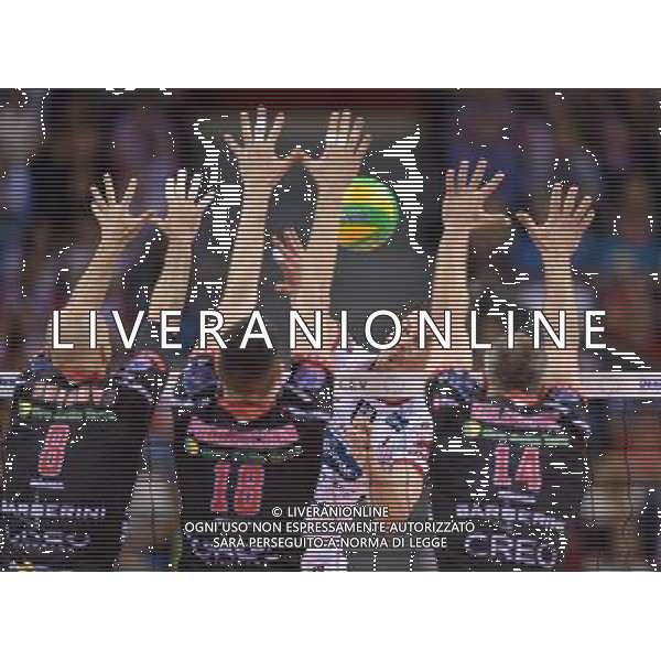 2016.04.16 Krakow Siatkowka mezczyzn Liga Mistrzow Final Four TRENTINO Diatec - Cucine Lube CIVITANOVA N/z TZOURITS Mitar Foto Lukasz Laskowski / PressFocus 2016.04.16 Krakow Men volleyball 2016 CEV DenizBank Volleyball Champions League Final Four TRENTINO Diatec - Cucine Lube CIVITANOVA TZOURITS Mitar Credit: Lukasz Laskowski / PressFocus AG ALDO LIVERANI SAS ONLY ITALY