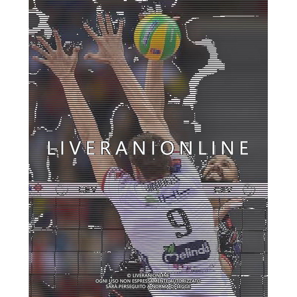 2016.04.16 Krakow Siatkowka mezczyzn Liga Mistrzow Final Four TRENTINO Diatec - Cucine Lube CIVITANOVA N/z JUANTORENA PORTUONDO Osmany Foto Lukasz Laskowski / PressFocus 2016.04.16 Krakow Men volleyball 2016 CEV DenizBank Volleyball Champions League Final Four TRENTINO Diatec - Cucine Lube CIVITANOVA JUANTORENA PORTUONDO Osmany Credit: Lukasz Laskowski / PressFocus AG ALDO LIVERANI SAS ONLY ITALY