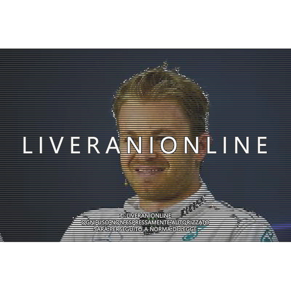 Nico Rosberg (GER) Mercedes AMG F1 in the FIA Press Conference. 17.04.2016. Formula 1 World Championship, Rd 3, Chinese Grand Prix, Shanghai, China, Race Day. AG ALDO LIVERANI SAS ONLY ITALY