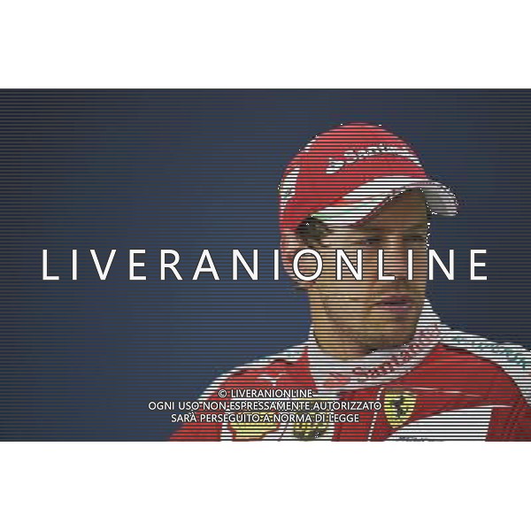 Sebastian Vettel (GER) Ferrari in the FIA Press Conference. 17.04.2016. Formula 1 World Championship, Rd 3, Chinese Grand Prix, Shanghai, China, Race Day. AG ALDO LIVERANI SAS ONLY ITALY