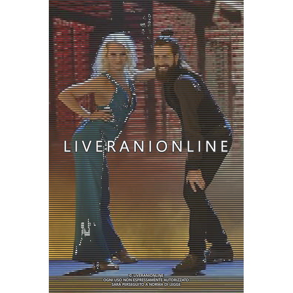 Trasmissione TV \' Ballando con le stelle \' - Roma 16.04.2016 Auditorium Rai - nella foto: Luca Sguazzini e Veera Kinnunen / Ph. Corradetti - Ag. Aldo Liverani sas/ AGENZIA ALDO LIVERANI SAS