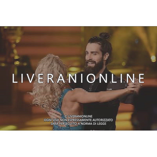 Trasmissione TV \' Ballando con le stelle \' - Roma 16.04.2016 Auditorium Rai - nella foto: Luca Sguazzini e Veera Kinnunen / Ph. Corradetti - Ag. Aldo Liverani sas/ AGENZIA ALDO LIVERANI SAS