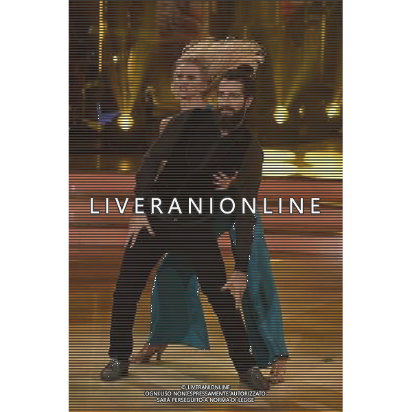 Trasmissione TV \' Ballando con le stelle \' - Roma 16.04.2016 Auditorium Rai - nella foto: Luca Sguazzini e Veera Kinnunen / Ph. Corradetti - Ag. Aldo Liverani sas/ AGENZIA ALDO LIVERANI SAS