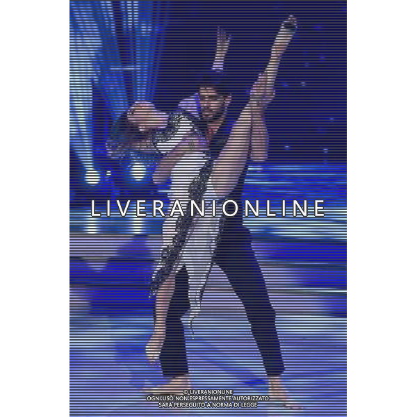 Trasmissione TV \' Ballando con le stelle \' - Roma 16.04.2016 Auditorium Rai - nella foto: Michele Morrone e Ekaterina Vaganova / Ph. Corradetti - Ag. Aldo Liverani sas/ AGENZIA ALDO LIVERANI SAS