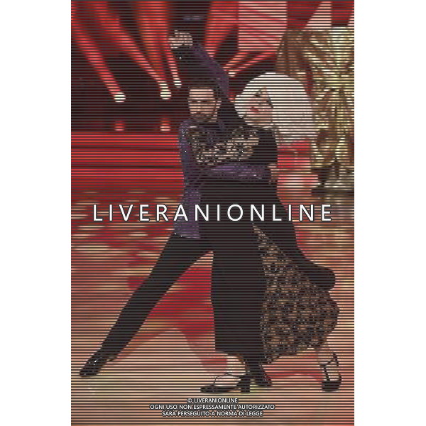 Trasmissione TV \' Ballando con le stelle \' - Roma 16.04.2016 Auditorium Rai - nella foto: Platinette e Raimondo Todaro / Ph. Corradetti - Ag. Aldo Liverani sas/ AGENZIA ALDO LIVERANI SAS