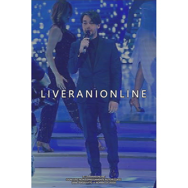 Trasmissione TV \' Ballando con le stelle \' - Roma 16.04.2016 Auditorium Rai - nella foto: Valerio Scanu / Ph. Corradetti - Ag. Aldo Liverani sas/ AGENZIA ALDO LIVERANI SAS