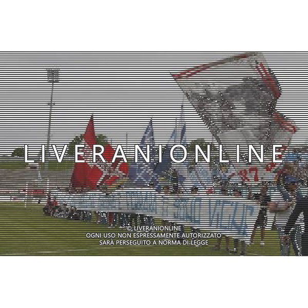 ANCONA vs SPAL, Campionato di Calcio Lega Pro, Girone B, 31» giornata, 17/04/2016, nella foto: GEMELLAGGIO TRA TIFOSERIE, ©Claudio Zamagni/ Agenzia Aldo Liverani s.a.s.