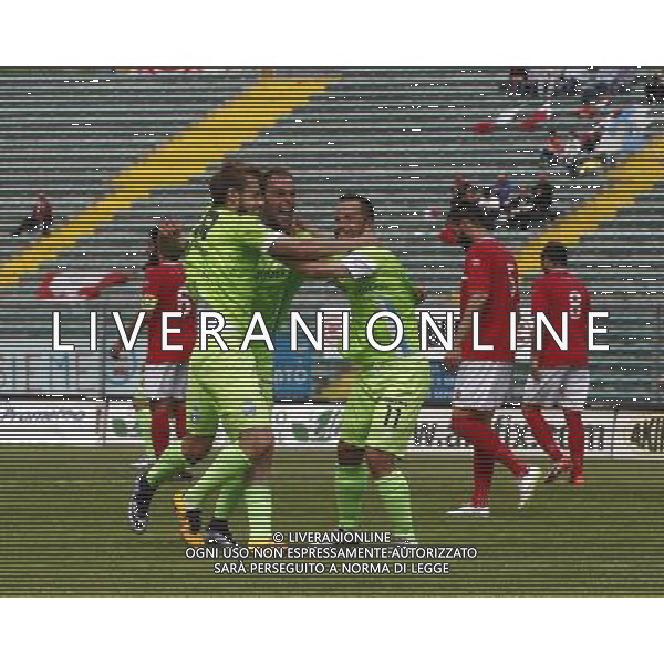 ANCONA vs SPAL, Campionato di Calcio Lega Pro, Girone B, 31» giornata, 17/04/2016, nella foto: ZIGONI, FESTEGGIA IL GOL, ©Claudio Zamagni/ Agenzia Aldo Liverani s.a.s.