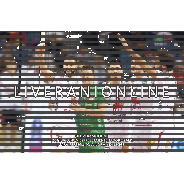 KRAKOW , TAURON ARENA 17.04.2016 SIATKOWKA MEZCZYZN CEV DENIZBANK LIGA MISTRZOW FINAL FOUR MECZ O 3 MIEJSCE ASSECO RESOVIA RZESZOW - CUCINE LUBE CIVITANOVA SEZON 2015 / 2016 NZ RADOSC CELEBRATION OSMANY JUANTORENA PORTUONDO ( LUBE ) JENIA GREBENNIKOV ( LUBE ) MICAH CHRISTENSON ( LUBE ) DRAGAN STANKOVIC ( LUBE ) ALESSANDRO FEI ( LUBE ) FOT MICHAL NOWAK / NEWSPIX.PL KRAKOW , TAURON ARENA 17.04.2016 VOLLEYBALL MEN\'S CEV DENIZBANK CHAMPIONS LEAGUE FINAL FOUR 3RD PLACE GAME ASSECO RESOVIA RZESZOW - CUCINE LUBE CIVITANOVA SEASON 2015 / 2016 MICHAL NOWAK / NEWSPIX.PL --- Newspix.pl AG ALDO LIVERANI SAS *** Local Caption *** www.newspix.pl mail us: info@newspix.pl call us: 0048 022 23 22 222 --- Polish Picture Agency by Ringier Axel Springer Poland