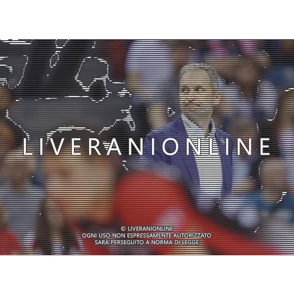KRAKOW , TAURON ARENA 17.04.2016 SIATKOWKA MEZCZYZN CEV DENIZBANK LIGA MISTRZOW FINAL FOUR MECZ O 3 MIEJSCE ASSECO RESOVIA RZESZOW - CUCINE LUBE CIVITANOVA SEZON 2015 / 2016 NZ TRENER HEAD COACH ASSECO ANDRZEJ KOWAL FOT MICHAL NOWAK / NEWSPIX.PL KRAKOW , TAURON ARENA 17.04.2016 VOLLEYBALL MEN\'S CEV DENIZBANK CHAMPIONS LEAGUE FINAL FOUR 3RD PLACE GAME ASSECO RESOVIA RZESZOW - CUCINE LUBE CIVITANOVA SEASON 2015 / 2016 MICHAL NOWAK / NEWSPIX.PL --- Newspix.pl AG ALDO LIVERANI SAS *** Local Caption *** www.newspix.pl mail us: info@newspix.pl call us: 0048 022 23 22 222 --- Polish Picture Agency by Ringier Axel Springer Poland