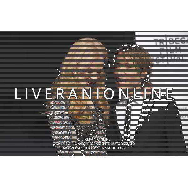 Nicole Kidman mit Ehemann Keith Urban bei der Premiere von \'The Family Fang\' auf dem Tribeca Film Festival 2016 im John Zuccotti Theater im BMCC Tribeca Performing Arts Center. New York, 16.04.2016 FOT. Future Image / NEWSPIX.PL UK AND GERMANY OUT !!! --- Newspix.pl AG ALDO LIVERANI SAS ONLY ITALY *** Local Caption *** www.newspix.pl mail us: info@newspix.pl call us: 0048 022 23 22 222 --- Polish Picture Agency by Ringier Axel Springer Poland