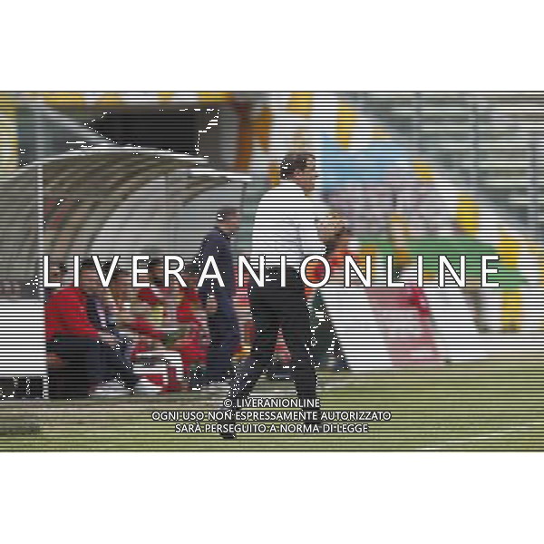 ANCONA vs SPAL, Campionato di Calcio Lega Pro, Girone B, 31» giornata, 17/04/2016, nella foto: LEONARDO SEMPLICI, ©Claudio Zamagni/ Agenzia Aldo Liverani s.a.s.
