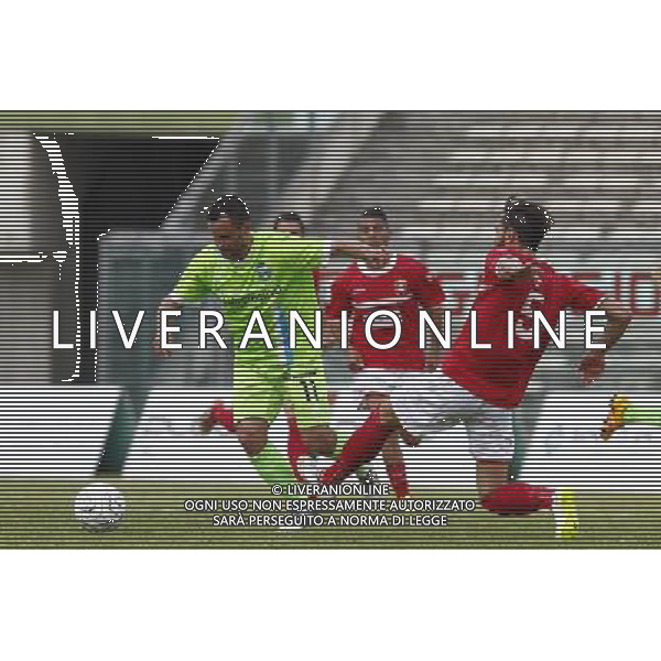 ANCONA vs SPAL, Campionato di Calcio Lega Pro, Girone B, 31» giornata, 17/04/2016, nella foto: CELLINI MARCO, RADI ALESSANDRO, ©Claudio Zamagni/ Agenzia Aldo Liverani s.a.s.
