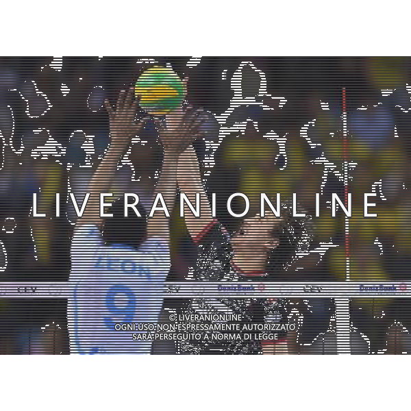 2016.04.17 Krakow Siatkowka mezczyzn Liga Mistrzow Final Four Zenit Kazan - Trentino Diatec N/z Wilfredo LEON VENERO TZOURITS Mitar Djuric Foto Lukasz Laskowski / PressFocus 2016.04.17 Krakow Men volleyball 2016 CEV DenizBank Volleyball Champions League Final Four Zenit Kazan - Trentino Diatec Wilfredo LEON VENERO TZOURITS Mitar Djuric Credit: Lukasz Laskowski / PressFocus / NEWSPIX.PL --- Newspix.pl AG ALDO LIVERANI SAS *** Local Caption *** www.newspix.pl mail us: info@newspix.pl call us: 0048 022 23 22 222 --- Polish Picture Agency by Ringier Axel Springer Poland