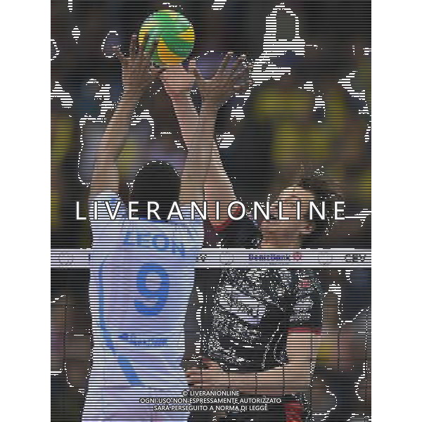2016.04.17 Krakow Siatkowka mezczyzn Liga Mistrzow Final Four Zenit Kazan - Trentino Diatec N/z Wilfredo LEON VENERO TZOURITS Mitar Djuric Foto Lukasz Laskowski / PressFocus 2016.04.17 Krakow Men volleyball 2016 CEV DenizBank Volleyball Champions League Final Four Zenit Kazan - Trentino Diatec Wilfredo LEON VENERO TZOURITS Mitar Djuric Credit: Lukasz Laskowski / PressFocus / NEWSPIX.PL --- Newspix.pl AG ALDO LIVERANI SAS *** Local Caption *** www.newspix.pl mail us: info@newspix.pl call us: 0048 022 23 22 222 --- Polish Picture Agency by Ringier Axel Springer Poland
