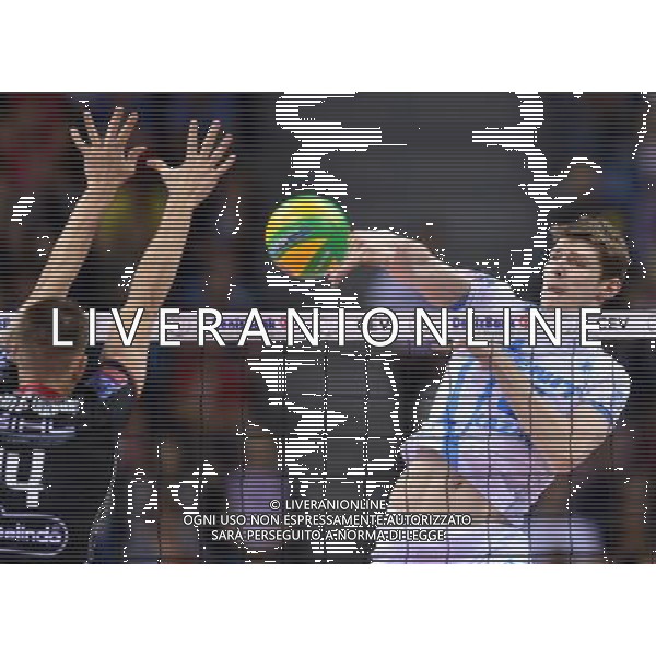 2016.04.17 Krakow Siatkowka mezczyzn Liga Mistrzow Final Four Zenit Kazan - Trentino Diatec N/z Ivan DEMAKOV Iwan Demjakow Foto Lukasz Laskowski / PressFocus 2016.04.17 Krakow Men volleyball 2016 CEV DenizBank Volleyball Champions League Final Four Zenit Kazan - Trentino Diatec Ivan DEMAKOV Iwan Demjakow Credit: Lukasz Laskowski / PressFocus / NEWSPIX.PL --- Newspix.pl AG ALDO LIVERANI SAS *** Local Caption *** www.newspix.pl mail us: info@newspix.pl call us: 0048 022 23 22 222 --- Polish Picture Agency by Ringier Axel Springer Poland