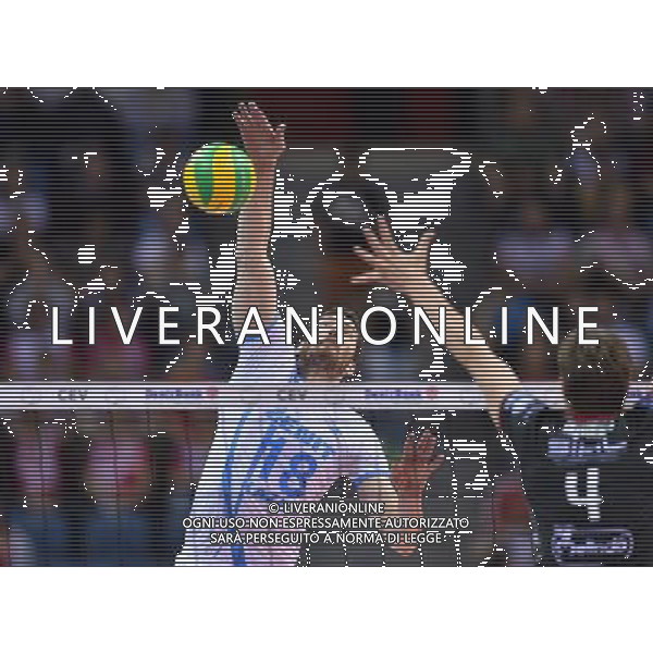 2016.04.17 Krakow Siatkowka mezczyzn Liga Mistrzow Final Four Zenit Kazan - Trentino Diatec N/z Maxim MIKHAILOV Maksim Michajlow Foto Lukasz Laskowski / PressFocus 2016.04.17 Krakow Men volleyball 2016 CEV DenizBank Volleyball Champions League Final Four Zenit Kazan - Trentino Diatec Maxim MIKHAILOV Maksim Michajlow Credit: Lukasz Laskowski / PressFocus / NEWSPIX.PL --- Newspix.pl AG ALDO LIVERANI SAS *** Local Caption *** www.newspix.pl mail us: info@newspix.pl call us: 0048 022 23 22 222 --- Polish Picture Agency by Ringier Axel Springer Poland